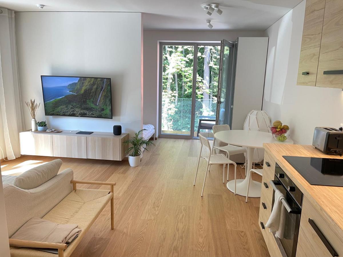 Sunny Apartment With Forest View Juodkrantė エクステリア 写真
